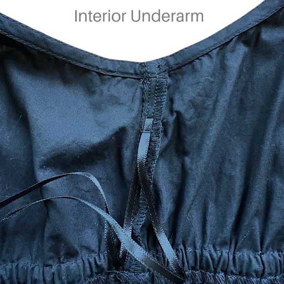 RAILS | NWOT TALULAH BLACK SLEEVELESS TIERED DRESS RUCHED | LARGE - Picture 7 of 13